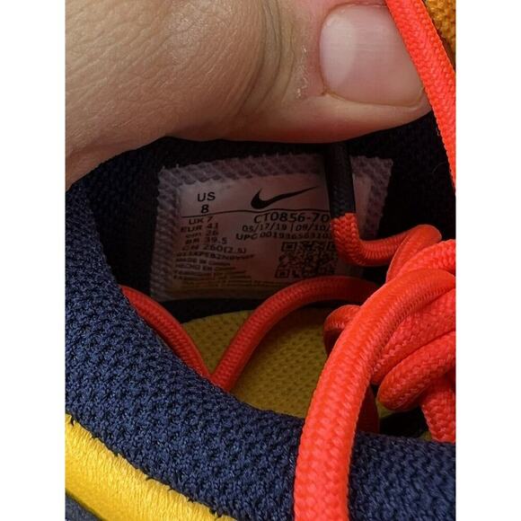 Size 8 - Nike Dunk Low x OFF-WHITE University Gold and Navy CT0856-700 DS OG ALL - Picture 9 of 16